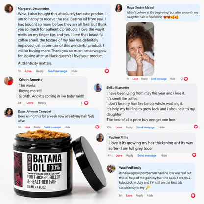 100% Unrefined Batana Oil