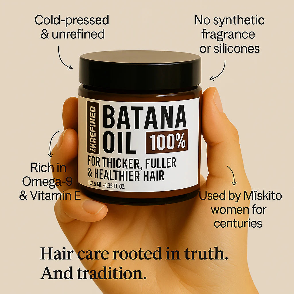 100% Unrefined Batana Oil